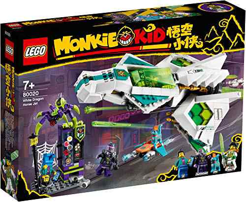 レゴ LEGO モンキーキッド ホワイト・ドラゴン・ホース ジェット 80020 レゴブロック レゴモンキーキッド 飛行機 おもちゃ｜au PAY  マーケット