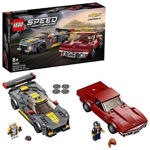 レゴ LEGO スピードチャンピオン シボレー コルベット C8.R レースカー＆1968 シボレー コルベット 76903 レゴブロック スピード