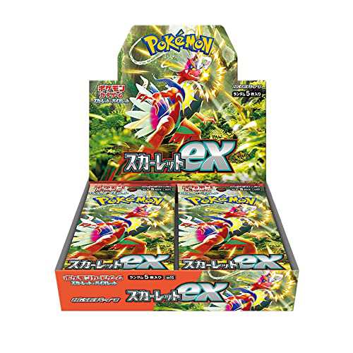 ポケモンカードゲーム スカーレット&バイオレット 拡張パック スカーレットex BOX ポケットモンスター ポケモン ポケカ トレーディングカ