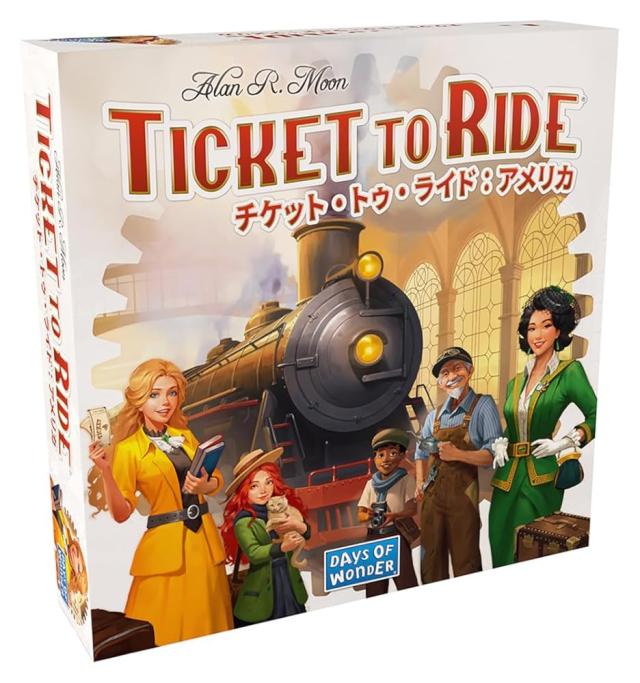 ホビージャパン チケット・トゥ・ライド：アメリカ 2025年新版 日本語版 2-5人用 30-60分 8才以上向け ボードゲーム 列車ゲーム