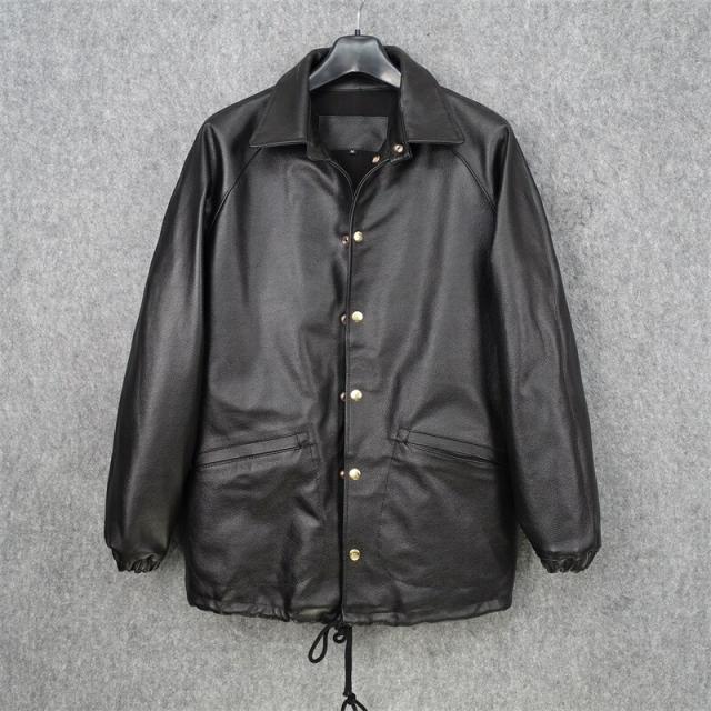 レザージャケット 上品 カジュアル 本革 牛革 高級 ライダースジャケット 革ジャン S〜4XL 黒 14,058円