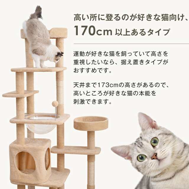 据え置き型 麻紐 爪とぎ 多頭飼い 宇宙船キャットタワー - 通販