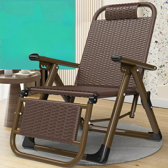 藤編み夏用涼しい椅子、ベッド、折りたたみ式昼寝用藤椅子、デイズール用、バルコニー用、家庭用、高齢者用、リラックス椅子、背もたれ付き、くつろぎ椅子