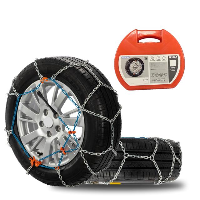 車用スノーチェーン ユニバーサル緊急タイヤチェーン 2個セット