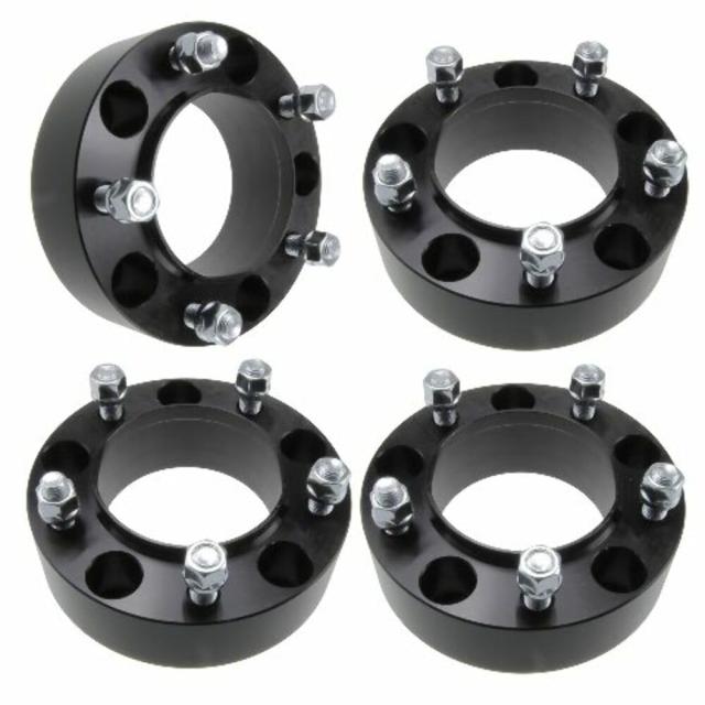 2インチ 5x150 ハブセントリック ホイールスペーサー 4個 トヨタ タンドラ 110mm ハブ 14x1.5スタッドに適合