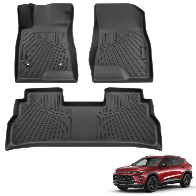 TECHPICCO フロアマット Chevy Trax 2024用 全天候型 フロアマット (右ハンドル車との互換性は保証いたしかねます)