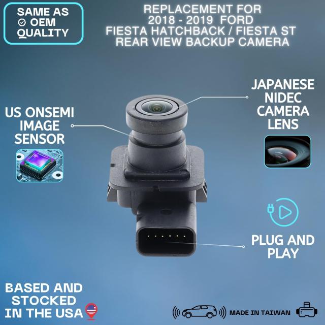 バックアップカメラ 交換用 2018 2019 フォード フィエスタ ハッチバック/フィエスタ ST OE 部品番号 D2BZ19G490E D2BT19G490AD_1
