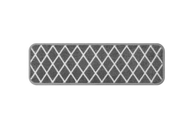 ダイヤモンド格子格子 Set of 15-8 In. X 26 In. グレー 764842993301_4