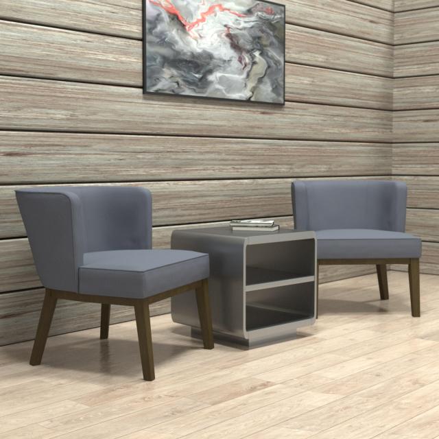ボスOffice製品Ava Driftwood Oversized Accent椅子_2
