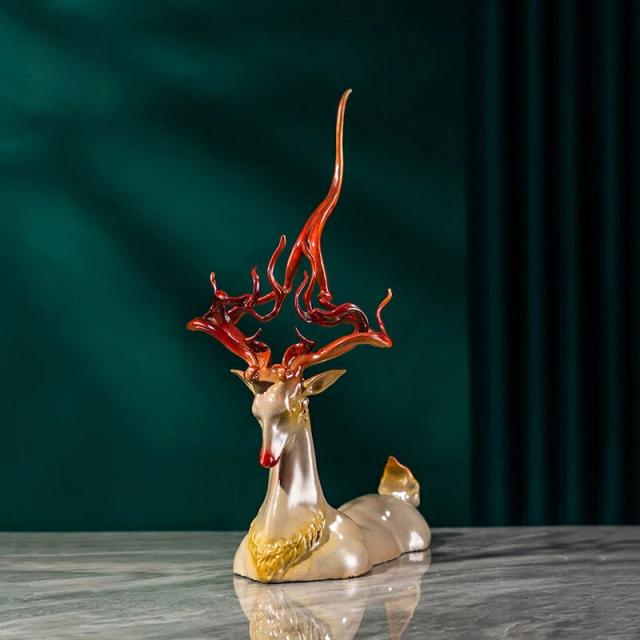 一路順風 鹿 上半身 黄銅 置物 梅花鹿 真鍮 工芸品 開運 吉祥 縁起物 リビング 玄関 酒棚 装飾品 家庭用 インテリア 社長室 昇進祝 引越祝 ギフト プレゼント クリスマス 御歳暮 お歳暮 御年賀 敬老の日 誕生日 結婚祝 出産祝 長寿祝 退職祝 昇進祝 新築祝  卒業祝 開業祝