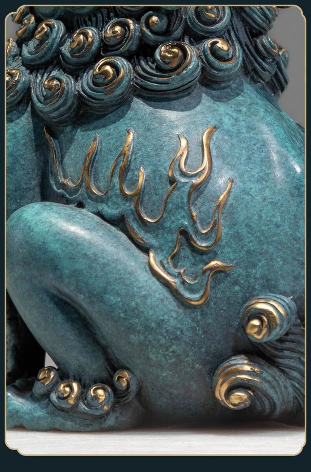 朝天吼 貔貅 彩銅仕上げ 風水 開運 黄銅置物 オフィス 書斎 インテリア 工芸品 クリスマス 御歳暮 お歳暮 御年賀 敬老の日 誕生日 結婚祝 出産祝 長寿祝 退職祝 昇進祝 新築祝  卒業祝 開業祝