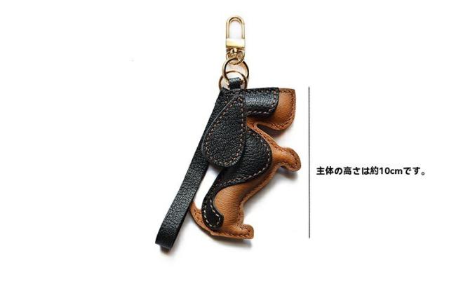 バセットハウンド キーホルダー  バッグチャーム  アクセサリー  革小物 キーリング キーイング 車の鍵  チャーム ストラップ  ギフト プレゼント 記念日  お祝い プチギフト 男女兼用 ハンドメイド  天然レザー 手作り_9