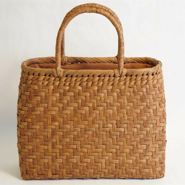 母の日 ギフト プレゼント 山葡萄 かごバッグ 網代編み やま