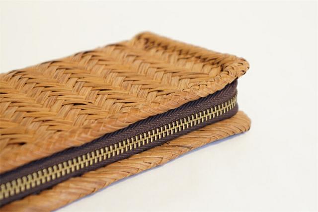 長財布　山葡萄 籠 バッグ V型網代編 小銭入れ　ポーチ財布 　 長財布 山葡萄 籠 バッグ V型網代編 小銭入れ ポーチ財布 コインケース