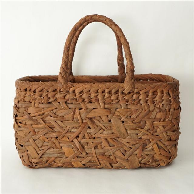 乱れ編み 山葡萄 かご　籠 バッグ 一番皮 中布と内ポケット付き かごバッグ Amazon.co.jp: 乱れ編み 山葡萄 かご 籠 バッグ 一番皮 中布と内