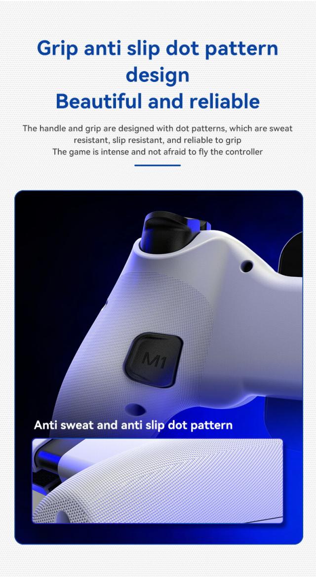 D9 伸縮式ゲームコントローラー RGB ライト 携帯電話ゲームパッド ターボ/6 軸ジャイロ/振動機能付き Android iOS PS3 PS4 Switch PC 対応_10