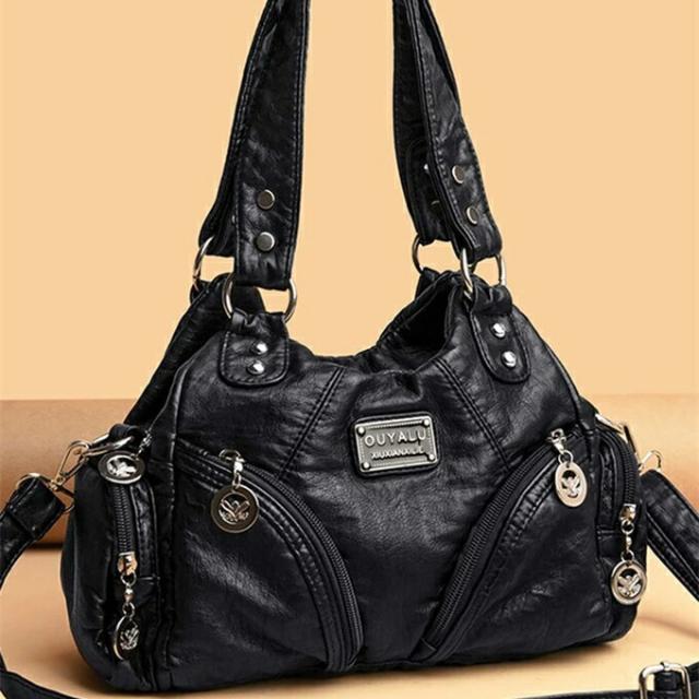 流行りのある＆シンプルなマルチポケットリベットストリートスタイルエレガントトレンディショッピング/デイリー/トラベルクロスボディ/ショルダーバッグの通販は 6,599円