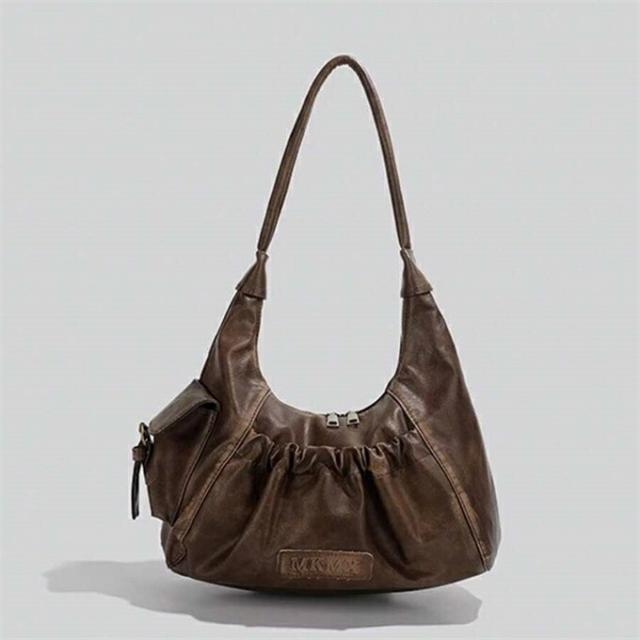 BEIKAMU おしゃれなビンテージスタイルのショルダーバッグ、サイドポケットデザイン、大容量、仕事や日常使用に適している女性向け 5,999円