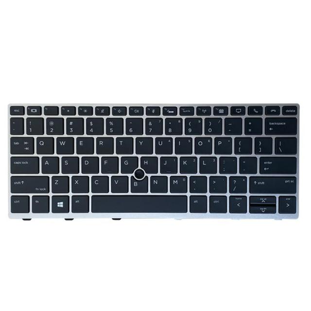 純正 HP Elitebook 730 G5、735 G5、735 G6、830 G5、830 G6、836 G5、836 G6 英語USキーボード[バックライト搭載]