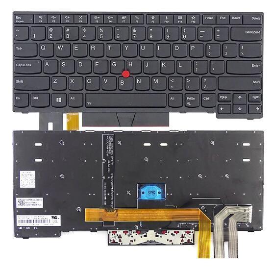 Lenovo /Thinkpad T480S E480 L480 L380 L380 Yoga 英語キーボードUS バックライト付 01YP280