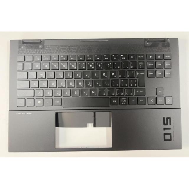 純正 HP OMEN Pro 15-EK 日本語キーボードバックライト付き/ パームレストあり M00840-291