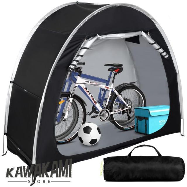 サイクルガレージ 2台用 自転車置き場 テント サイクルハウス サイクルポート UV加工 遮熱 撥水 屋外 家庭用 アウトドア 携帯可 DIY 物置 収納庫 雨風対策 自転車保護 コンパクト設置