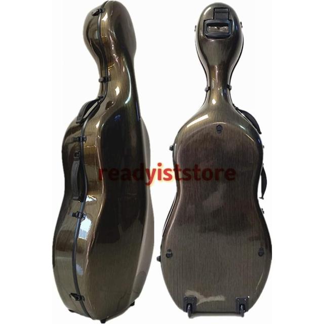 セロケースチェロ ケース、4/4 チェロ ハード ケース、超軽量カーボン