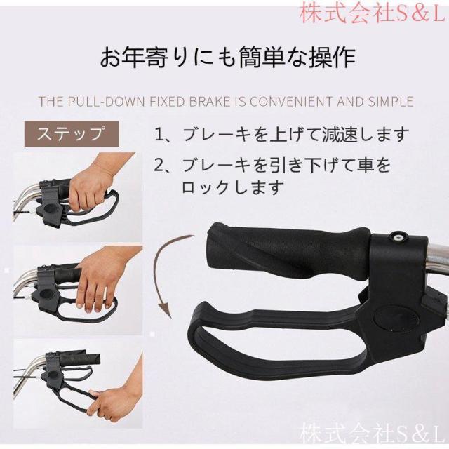シルバーカー おしゃれ コンパクト 座れる 散歩 シニア 歩行補助 買い物 ショッピングカー 大容量 老人車 手押し車 介護 人気_3