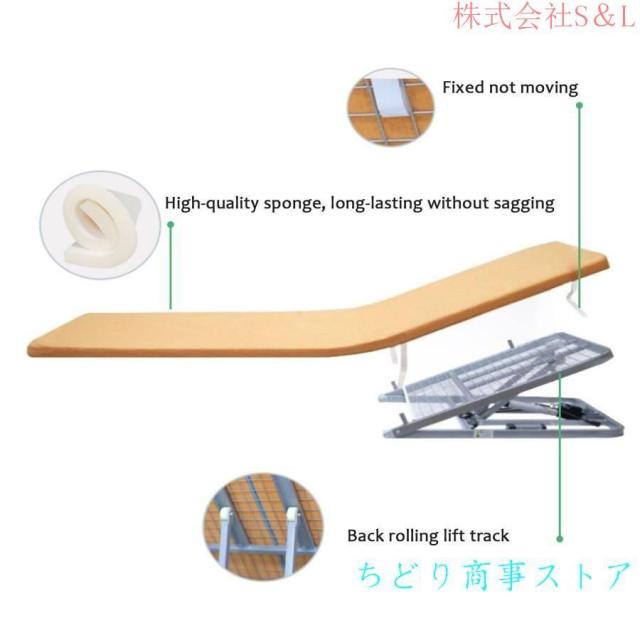 ベットの上で使える座椅子、電動ベット 介護、 腰が痛くならない 座椅子、リクライニング コンパクト 折り畳み フロアチェア テレワーク 在宅 ごろ寝 (Size:A)_5