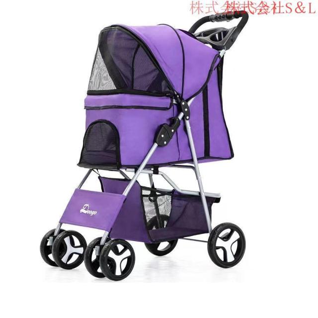 ペットカート分離式耐荷重15㎏取り外し可能 多頭中型犬ペット