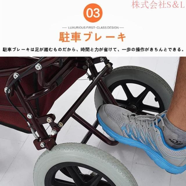 シルバーカート コンパクト 介護 老人 歩行車 折りたたみ ブレーキ付き 歩行補助 荷物 室内室外兼用歩行車 ショッピングカート シルバーカー 手押し車 老人 歩行_4