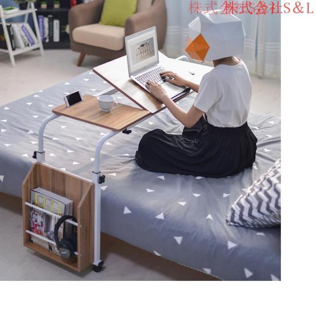 ベッドテーブル 伸縮式 キャスター付き 介護用品 伸縮式ベッドテーブル