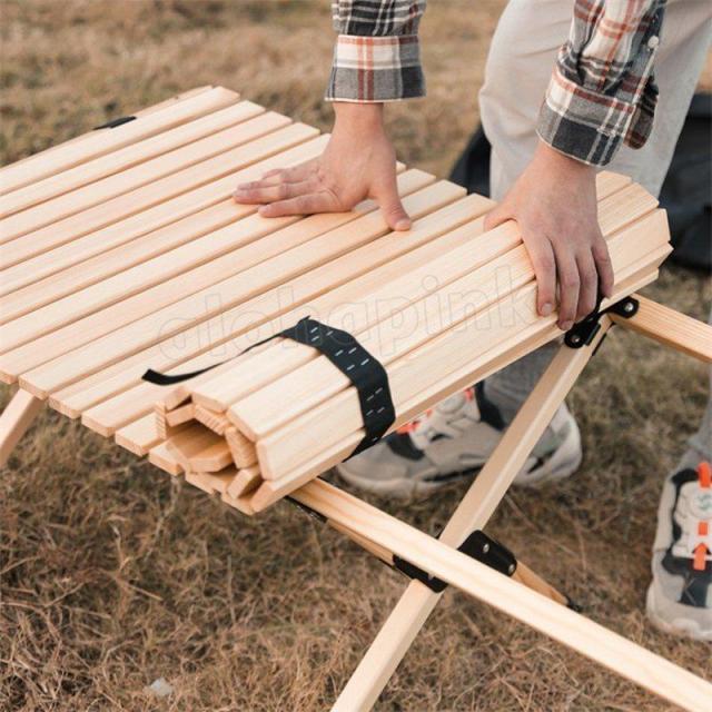 テーブル 折りたたみ レジャー ロール ウッド 120cm 90cm 54cm ピクニック ローテーブル ハイテーブル アウトドア キャンプ バーベキュー インテリアの通販は 7,069円