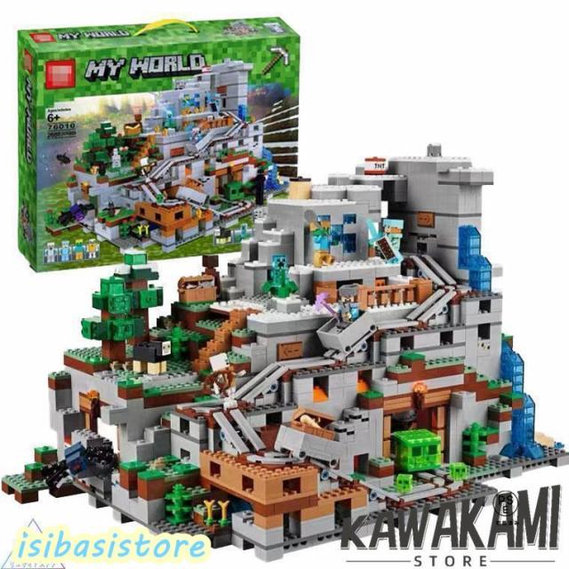 マインクラフト 山の洞窟 大人気ミニフィグ レゴ互換品 豪華セット 