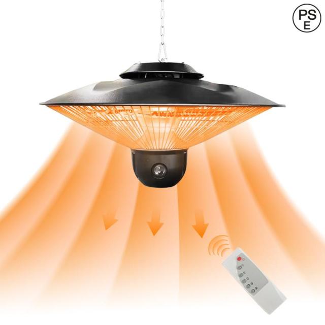 ハロゲンヒーター 屋外 自立型 業務用 高速暖房 1500W 赤外線 パティオヒーター 防水 省エネ pse認証 3段調整 過熱保護 転倒防止 屋外屋内 温室 学校 商用