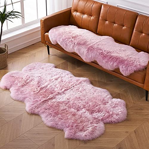 ムートンラグ 天然 ムートン 長毛 ムートンマット ウール