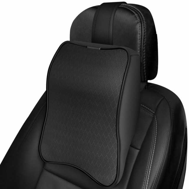 ネックパッド 車 ネッククッション 車載用 ネックピロー ヘッドレスト 低反発 ネックサポートパッド 頸椎サポート枕 旅行 運転 車内の通販は