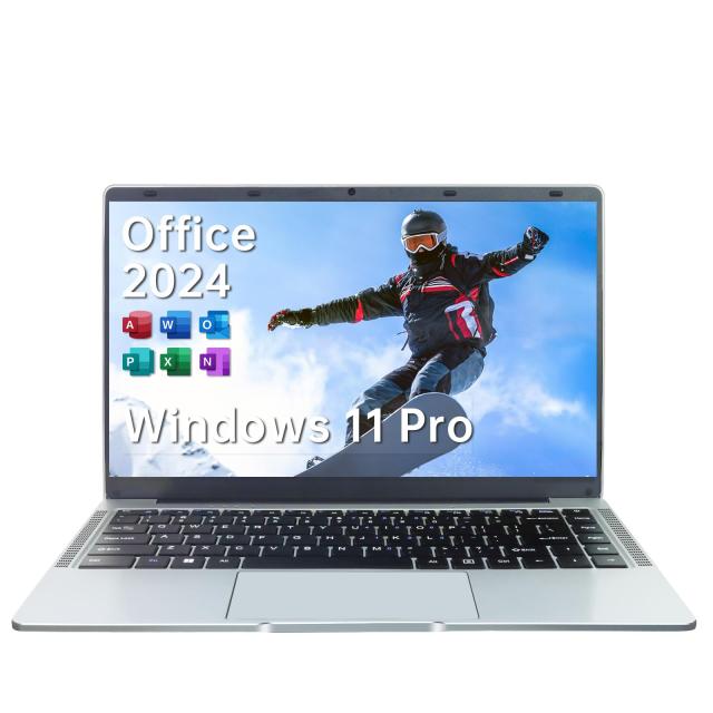 ESBOOKノートパソコン MS Office 2024搭載 Windows 11 Pro 14インチIPS液晶/1920×1080FHDディスプレイ カメラ付き/薄型PCノート高性能CPU/初期設定不要/8Gメモリ/無線LAN/大容量SSD/初心者向けパソコンノート/日本語キーボードフィルム付き/ワイヤレスマウス付き_18