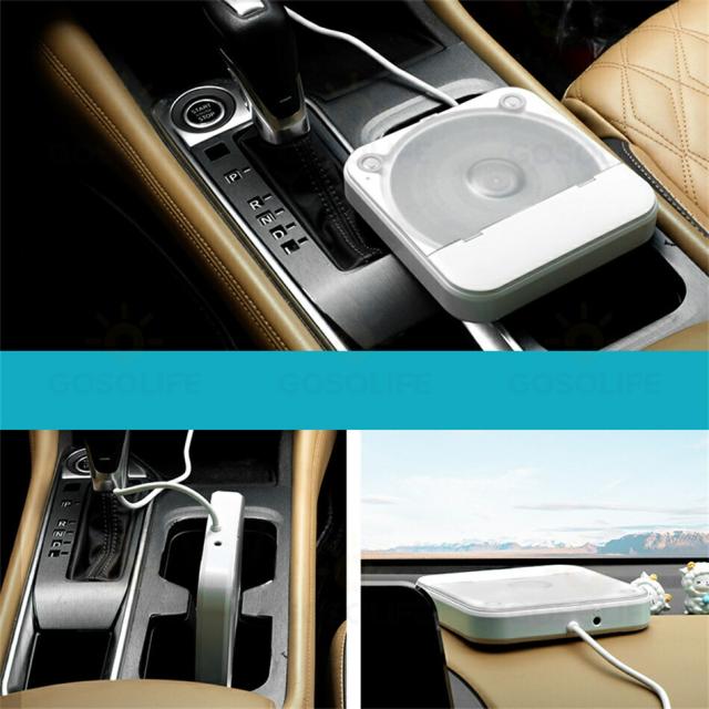 車載 CDプレーヤー カーオーディオ 車載 CD カーオーディオ  CDプレーヤー 音楽再生 高音質 ポータブル 持ち運び 音楽 多機能CD/USB/Bluetooth/AUXなどに対応 A-Bリピート再生 CDウォークマン コンパクト 3.5mmオーディオジャック搭載 音楽再生/語 高音質 コンパクト 車用_6