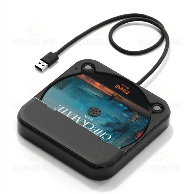 車載 CDプレーヤー カーオーディオ 車載 CD カーオーディオ  CDプレーヤー 音楽再生 高音質 ポータブル 持ち運び 音楽 多機能CD/USB/Bluetooth/AUXなどに対応 A-Bリピート再生 CDウォークマン コンパクト 3.5mmオーディオジャック搭載 音楽再生/語 高音質 コンパクト 車用_5