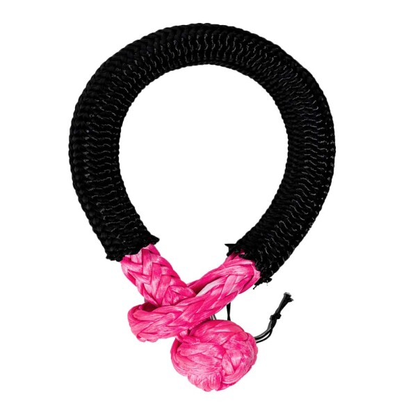 Ymiss ダイニーマ素材でピンクのソフトシャックル黒色カバー付きオフロード車・ATV・UTV・ジープ車のキャプスタンに対応可能(11mmx0.478mピンク) 5,260円