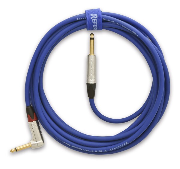 Reference Cables RIC 01 ライブ用 青 ストレート-Ｌ字 6m