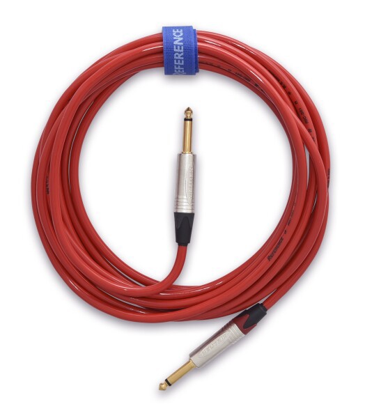 Reference Cables RIC-S01 R ROCK用 赤 ストレート-ストレート 6m