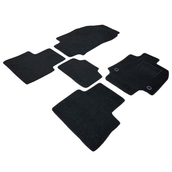 フェニーチェ カーマット フロアマット 国内生産 (トヨタ ハリアー 80系) [ ハイブリッド車用 ] ブラック 滑り止め形状 ずれにくい 車用 マット (車用品専門店)カーアクセサリー