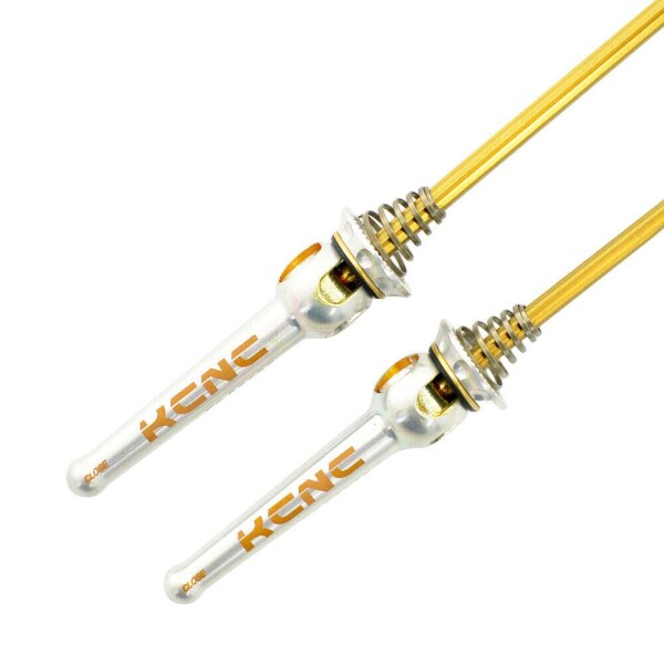 MTBパーツ KCNC Grooving QR MTB Titanium Axle Hub Skewer, Black, KQR05-002BK, SK2 KCNC Grooving QR MTB Titanium Axle Hub Skewer， Green， KQR05