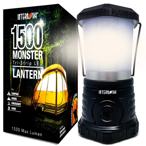 Internova Monster LED Camping Lantern - Battery Powered - Massive Brightness - Perfect for Hurricane - Camp - Emergency Kitの通販は 17,412円