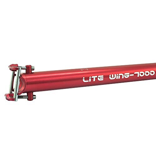 シートポスト KCNC LITE WING 7075 Aluminum 34.9x550mm Seatpost, Red, SP8-349-566, SK2043