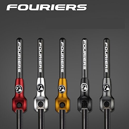 FOURIERS ロードバイク クイックリリース 自転車 クイックレリーズ ホイールパーツ レッド MTB red