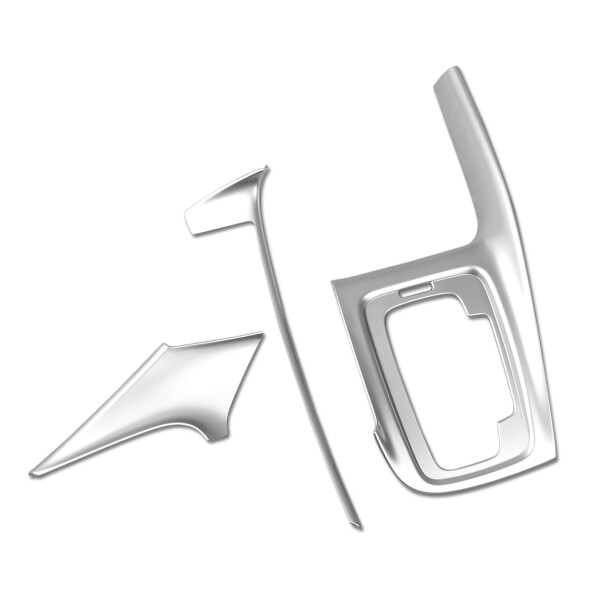 RUIQ ホンダ 新型 ヴェゼル RV系 専用 内装 変速レバー カバーガーニッシュ マルチメディア ボタン カバー リム HONDA VEZEL 専用設計 (艶消しニッケルメッキ)の通販は 12,175円