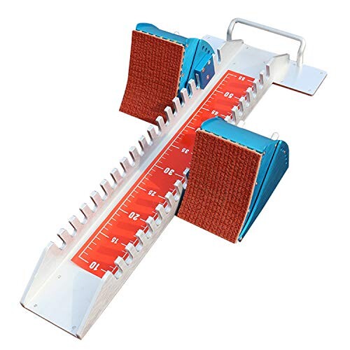 スターティングブロック 陸上競技 短距離 64*31*13cmスターティングブロックスタンダード スーパー 陸上競技 トラック競技 スタートブロック用 (ペダル部)2段式、(フットペダル)6段角度調